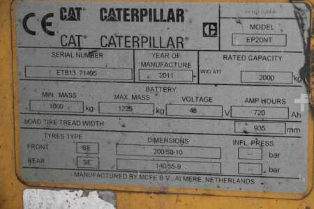 Elektrisk- 3 hjul 2011  CAT Lift Trucks EP20NT (2)