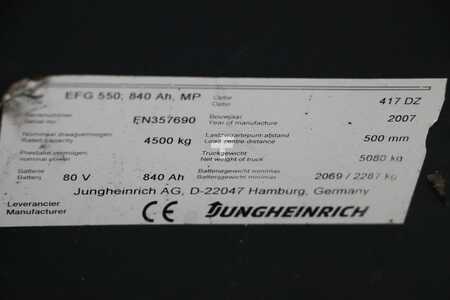El truck - 4 hjulet 2007  Jungheinrich EFG 550 (4)