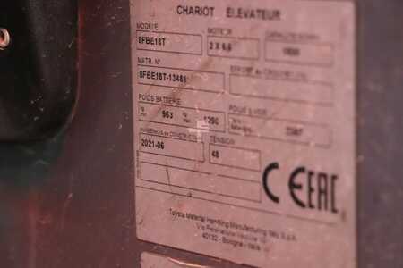 Elektromos 3 kerekű 2021  Toyota 8FBE18T (4)