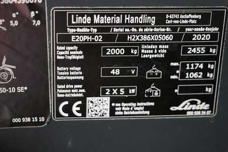 Chariots électriques à 4 roues 2020  Linde E20PH-02 (4)