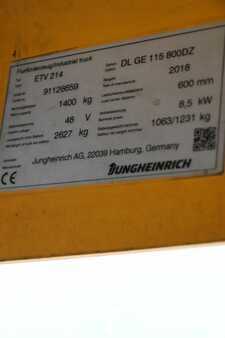 Tolóoszlopos targonca 2018  Jungheinrich ETV 214 (4)