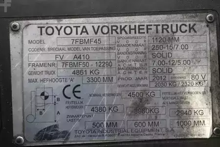 El truck - 4 hjulet 2012  Toyota 7FBMF45 (4)