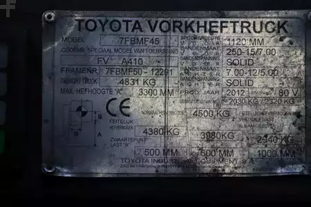 El truck - 4 hjulet 2012  Toyota 7FBMF45 (4)