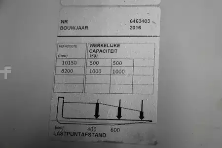 Vertical order pickers 2016  BT OME100H (3)