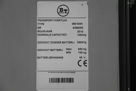 Vertical order pickers 2015  BT OME100H (4)