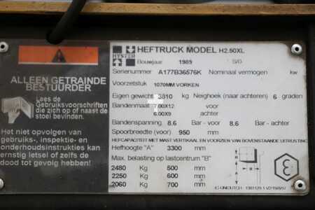 Gas truck 1989  Hyster H2.50XL (4)