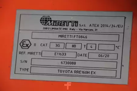 Chariots à mât rétractable 2020  BT RRE160HEX (Miretti) (6)