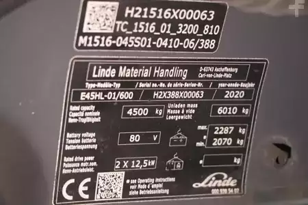 Elektrisk- 4 hjul 2020  Linde E45HL-01/600 (4)