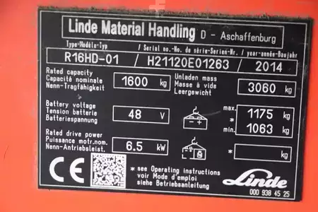 Retráctil 2014  Linde R16HD-01 (2)