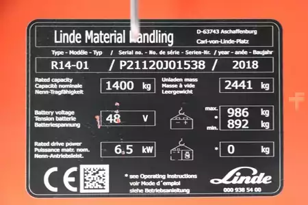 Reach Trucks 2018  Linde R14-01 (4)