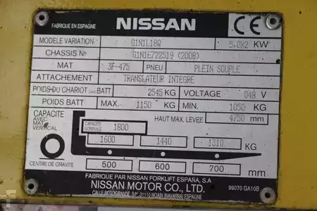 Chariots électriques à 3 roues 2008  Nissan G1N1L18Q (2)