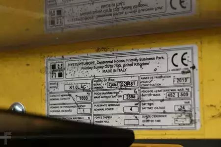 Préparateurs de commande verticaux 2019  Hyster K1.0L AC (4)