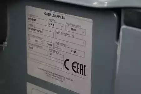 Chariots électriques à 3 roues 2019  Toyota 8FBE18T (4)