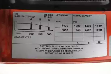 Carretilla retráctil 2018  Toyota RRE160HR (5)
