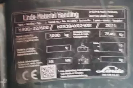 Carretilla elevadora diésel 2021  Linde H50D-02/600 (4)