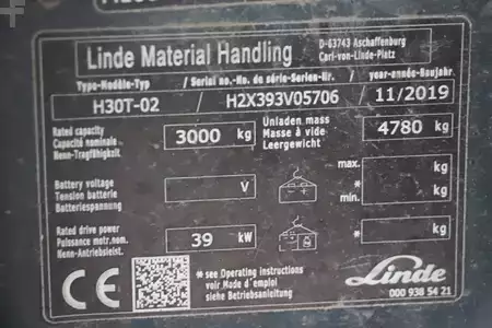 Wózki gazowe 2019  Linde H30T-02 (4)