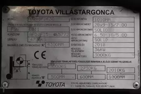 Dieseltrukki 2018  Toyota 02-8FDF30 (2)