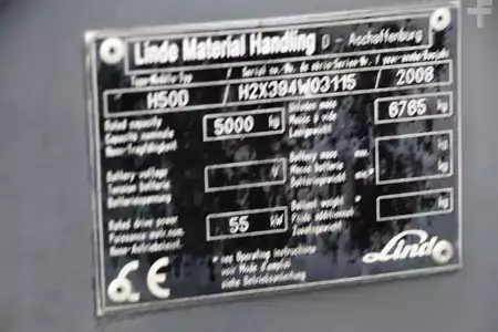 Carretilla elevadora diésel 2008  Linde H50D (4)