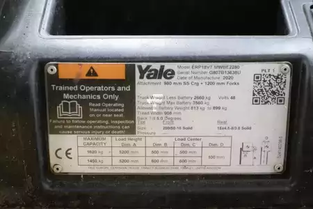 Elektro tříkolové VZV 2020  Yale ERP18VT (4)