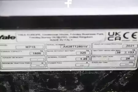 Elektromos emelőkocsik 2021  Yale MP16 (4)
