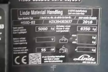 Diesel gaffeltruck 2018  Linde H50D-02 (4)