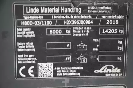 Carrelli elevatori diesel 2018  Linde H80D-03/1100 (4)