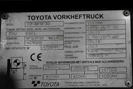 Gas truck 2017  Toyota 02-8FGF30 (4)