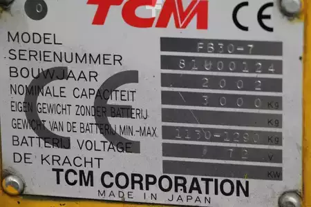 Elektrisk- 4 hjul 2002  TCM FB30-7 (4)