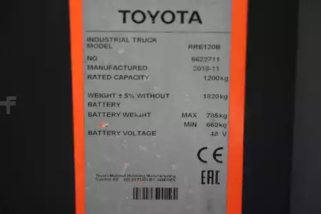 Tolóoszlopos targonca 2018  Toyota RRE120B (4)