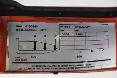 Reach Truck 2010  BT RRE140 (5)