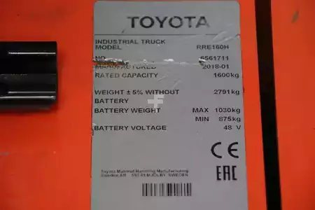 Carretilla retráctil 2018  Toyota RRE160H (4)