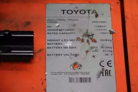 Carretilla retráctil 2018  Toyota RRE160H (4)