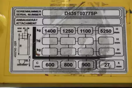 Chariots à mât rétractable 2016  Hyster R1.4 (5)
