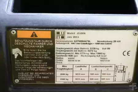 Elektryczne 4-kołowe 2013  Hyster J3.0XN (2)