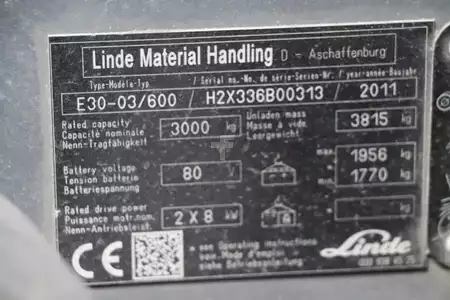 Elektro 4 Rad 2011  Linde E30S-03/600 (4)