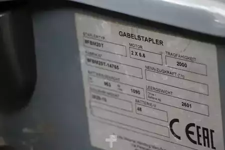 Elektryczne 4-kołowe 2020  Toyota 8FBM20T (4)