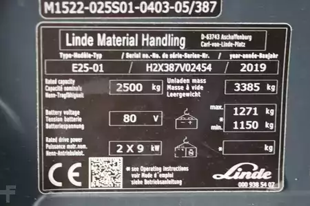 Elektro 4 Rad 2019  Linde E25-01 (4)
