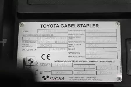 Dieselstapler 2018  Toyota 02-8FDF25 (4)
