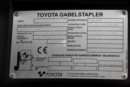Carretilla elevadora diésel 2017  Toyota 02-8FDF25 (4)