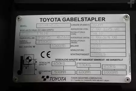Dieselstapler 2018  Toyota 02-8FDF25 (4)