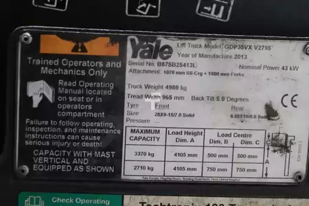 Dieselový VZV 2013  Yale GDP35VX (4)