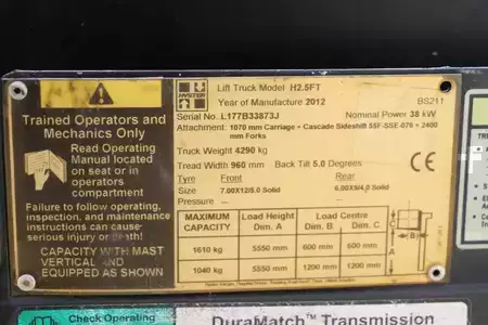 Treibgasstapler 2012  Hyster H2.5FT (4)