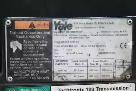 Gas truck 2016  Yale GLP30VX (4)
