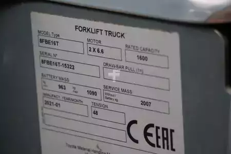 Elektro 3 Rad 2021  Toyota 8FBE16T (4)