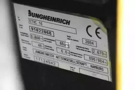 Reach Truck 2004  Jungheinrich ETVC 16 (4)