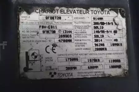 Elektro tříkolové VZV 2014  Toyota 8FBET20 (4)