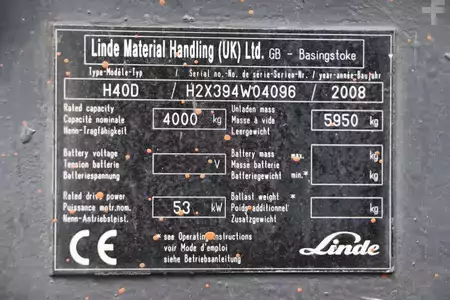 Diesel heftrucks 2008  Linde H40D (4)