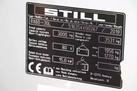 Elektro čtyřkolový VZV 2019  Still RX60-30L (4)
