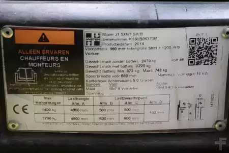 Eléctrica de 3 ruedas 2014  Hyster J1.5XNT (4)