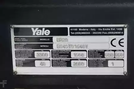 Rækketruck 1998  Yale MR20 (2)